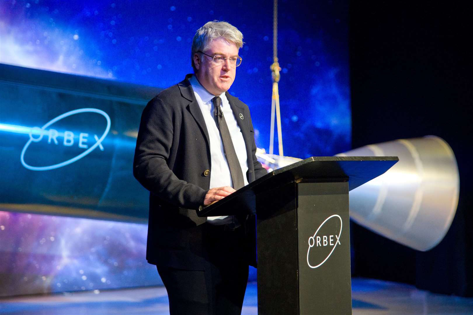 Chris Larmour has been the leading voice for Orbex as it developed its plans to launch from Space Hub Sutherland. Picture: Daniel Forsyth