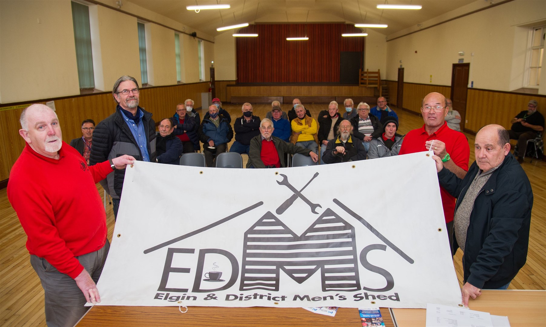 Groups including Elgin & District Men's Shed face an uncertain future. Picture: Becky Saunderson..