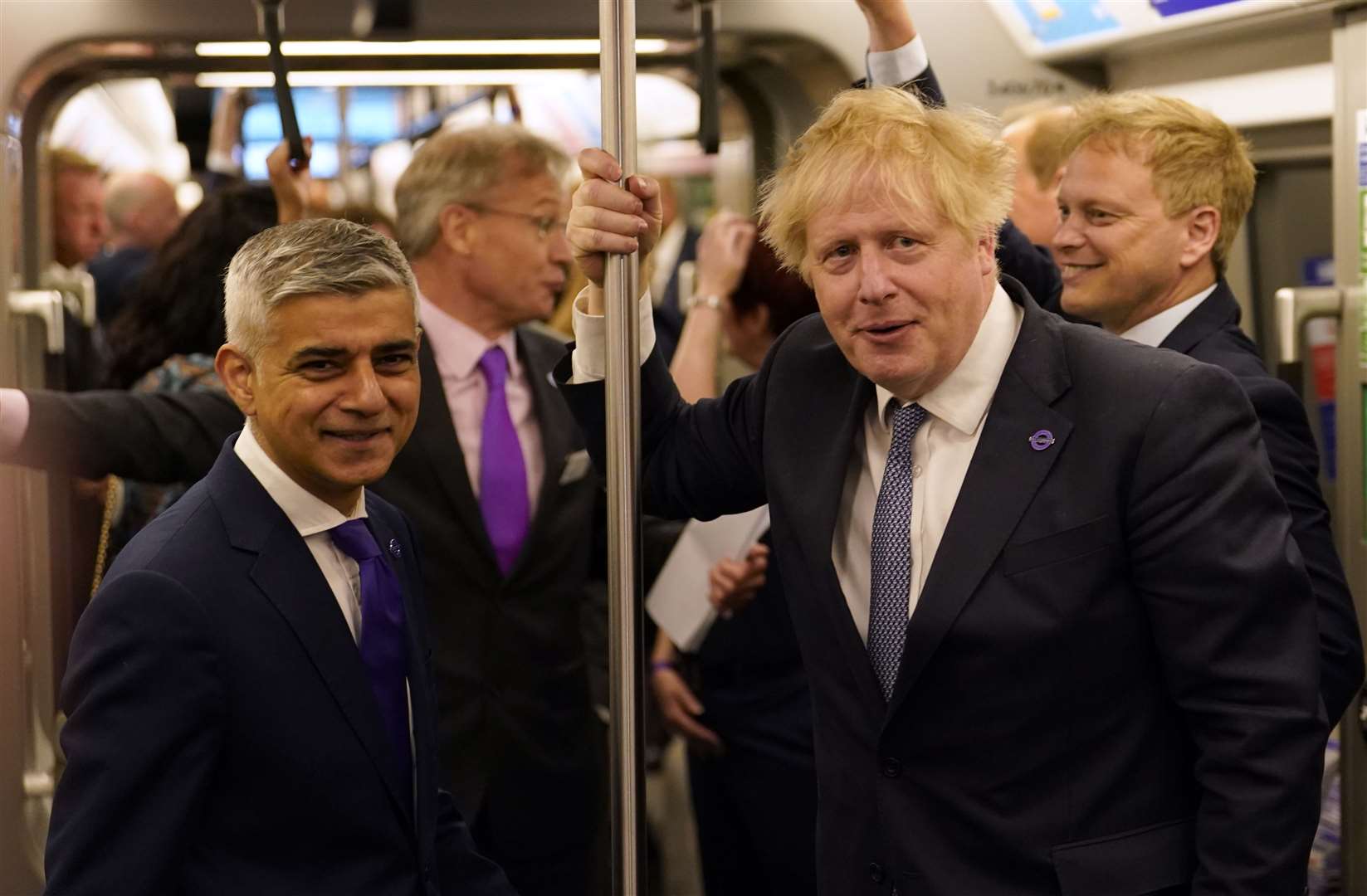 Prime Minister Boris Johnson and Mayor of London Sadiq Khan (Andrew Matthews/PA)