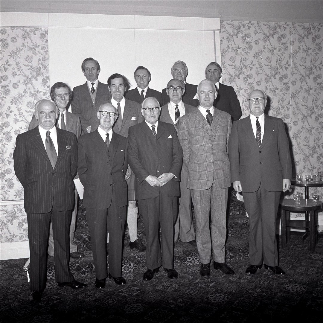 Elgin Burns Club Supper in 1978.