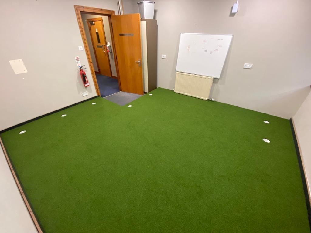 The new putting facility at Elgin Golf Club