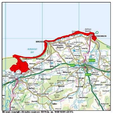 Lossiemouth flood warning