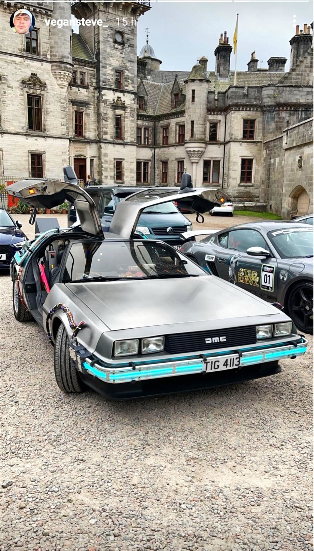 Back to the Future at Dunrobin Castle.