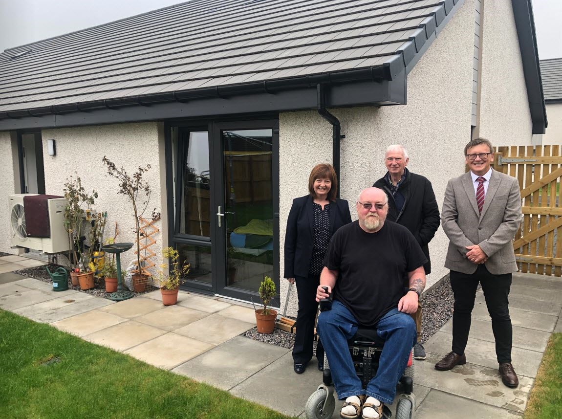This site in Forres is just one of Grampian Housing Association's developments across the north-east.