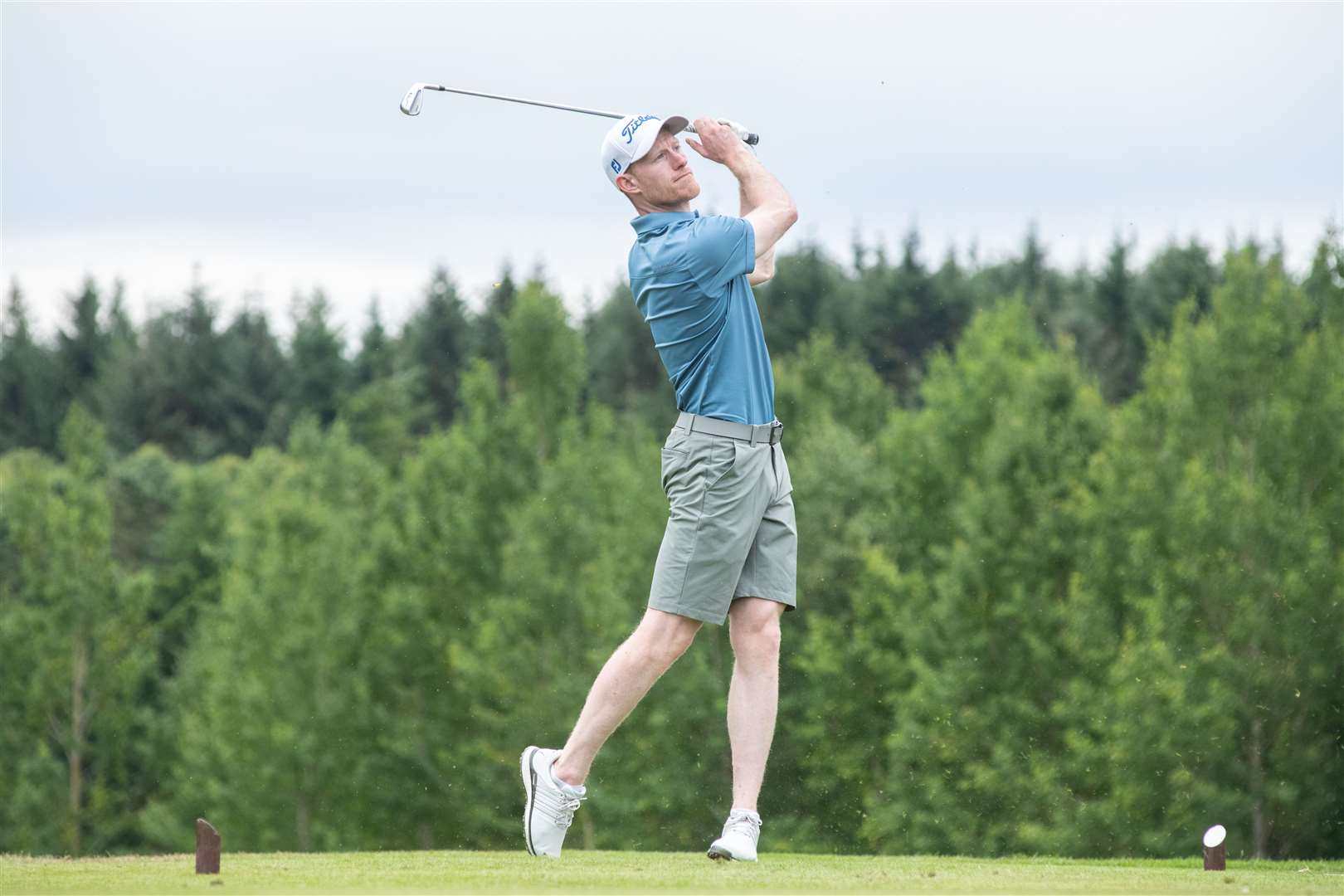 Jordan Milne tees off the sixth...Elgin Golf Club 5-Day Open 2022...Picture: Daniel Forsyth..