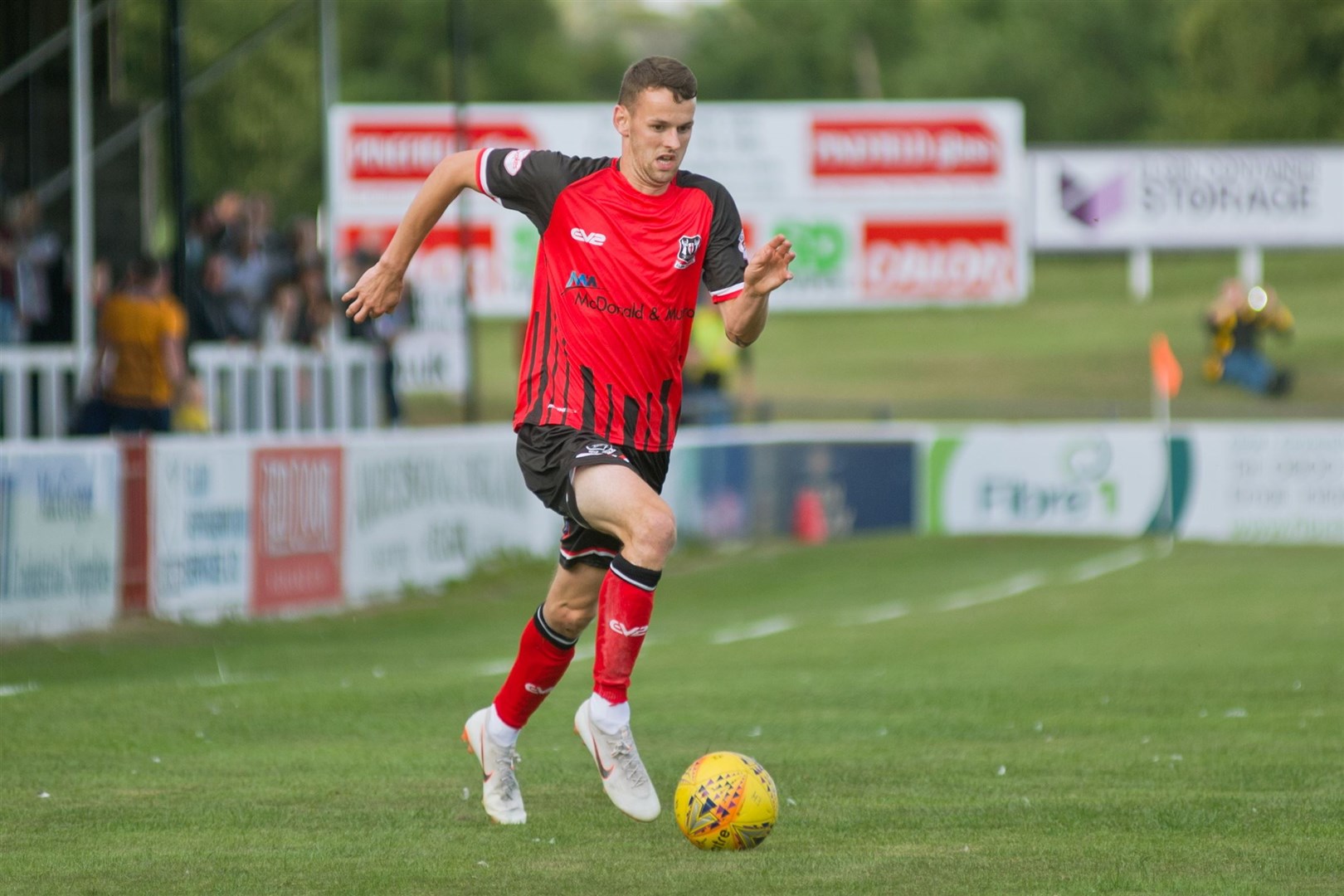 In action for Elgin City in the Betfred Cup. Picture: Daniel Forsyth.