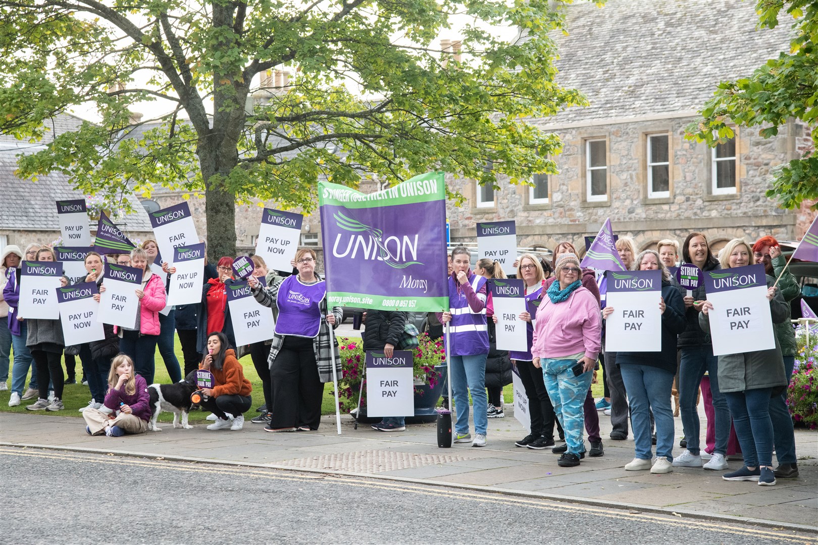 Strike action in dispute over pay. Picture: Daniel Forsyth.