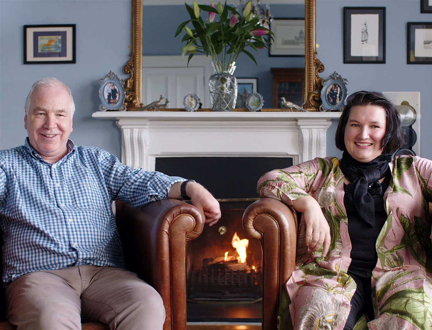 Simon and Galle Patton opened up their home to the judges. Picture: IWC and BBC Scotland