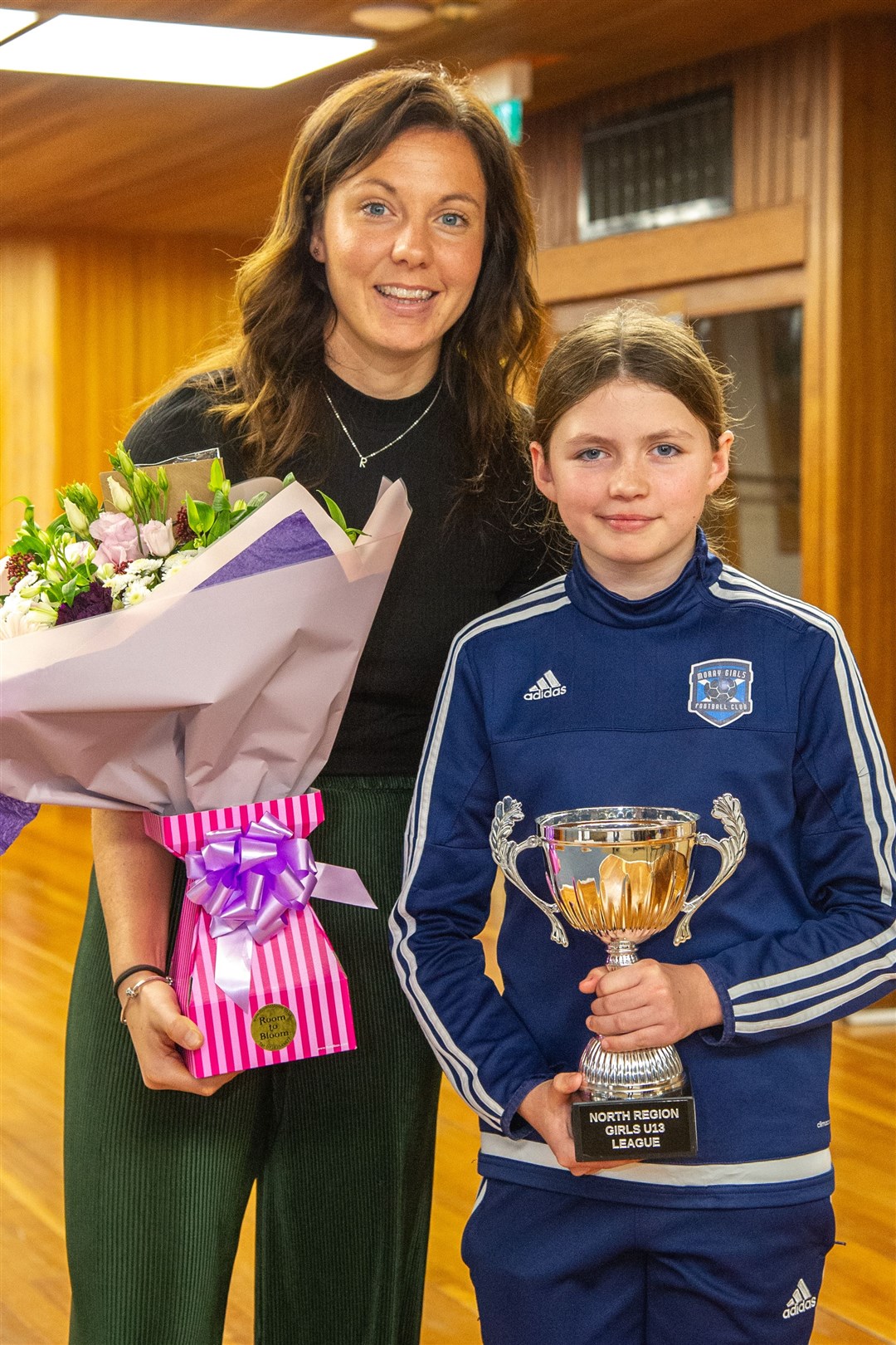 Scotland Women's Football captain Rachel Corsie was the guest speaker at the event...sportMoray Awards 2019 - held at the Elgin Town Hall...Picture: Daniel Forsyth..