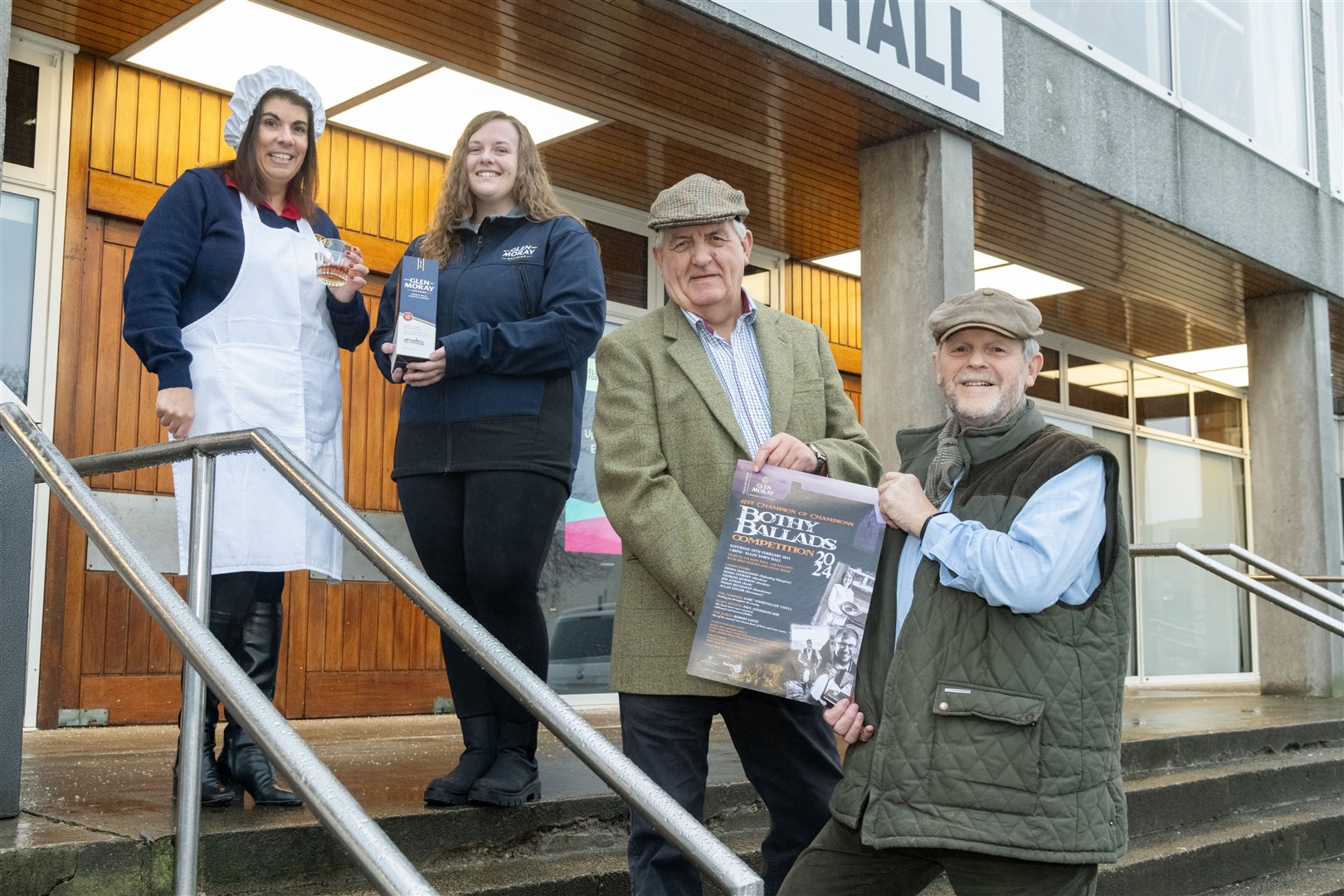 Tickets are still available for the event this weekend. From left: Michelle Anderson, Beth Williamson from Glen Moray, Martin Birse and Donald Lunan...Picture: Beth Taylor.
