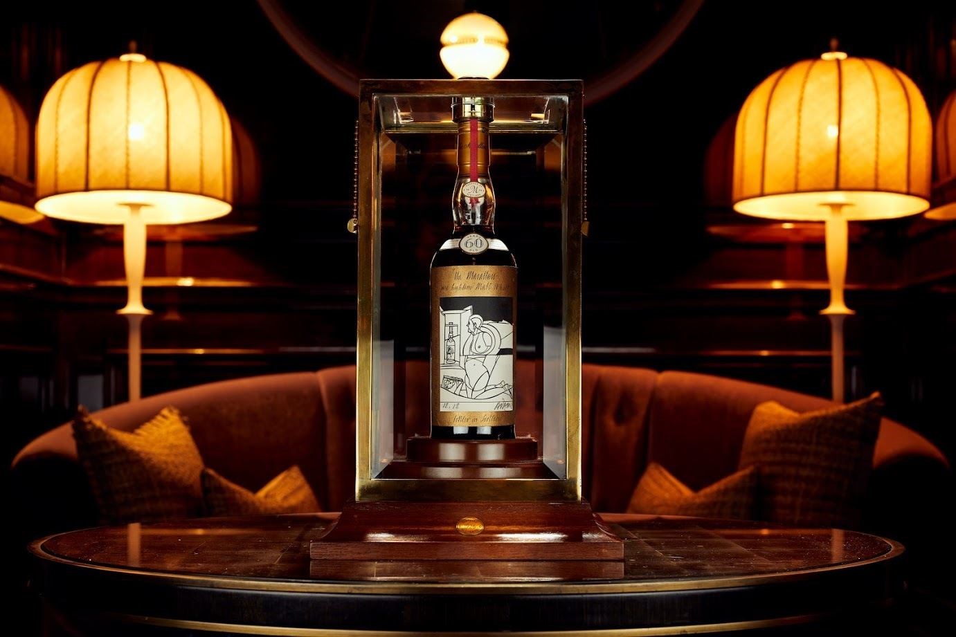 The Macallan which sold for more than $1 million. Picture: Peter Dibdin