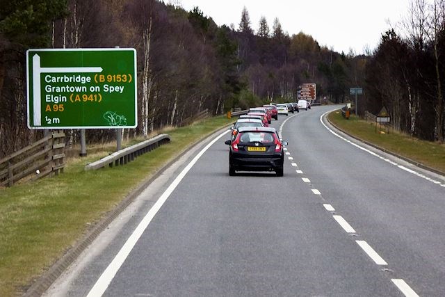 Elgin had been removed from A9 signage.