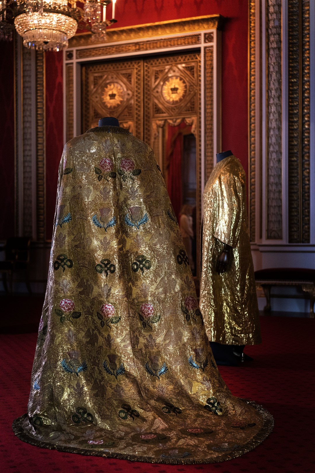 The Robe Royal also known as the Imperial Mantle (Victoria Jones/PA)