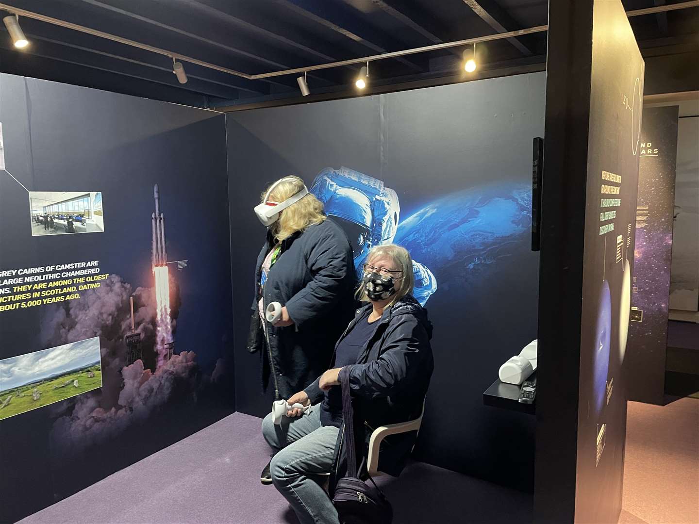 The new augmented and virtual reality exhibits.