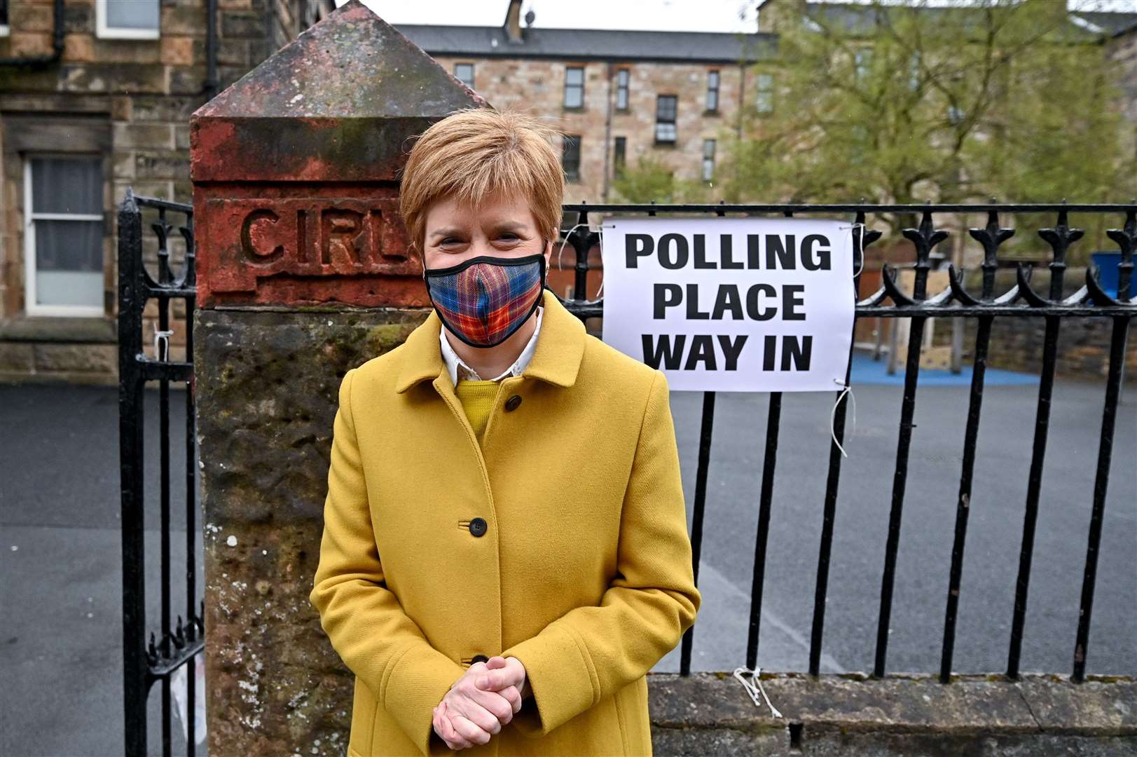 SNP leader Nicola Sturgeon wants her party to win an overall majority at Holyrood (Jeff J Mitchell/PA)