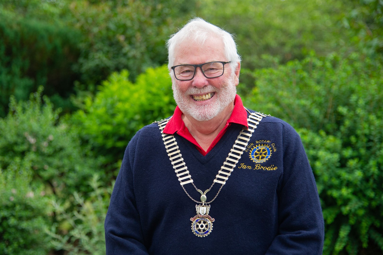 Ian Brodie, new president of Rotary Elgin for 2021-22. Picture: Daniel Forsyth.