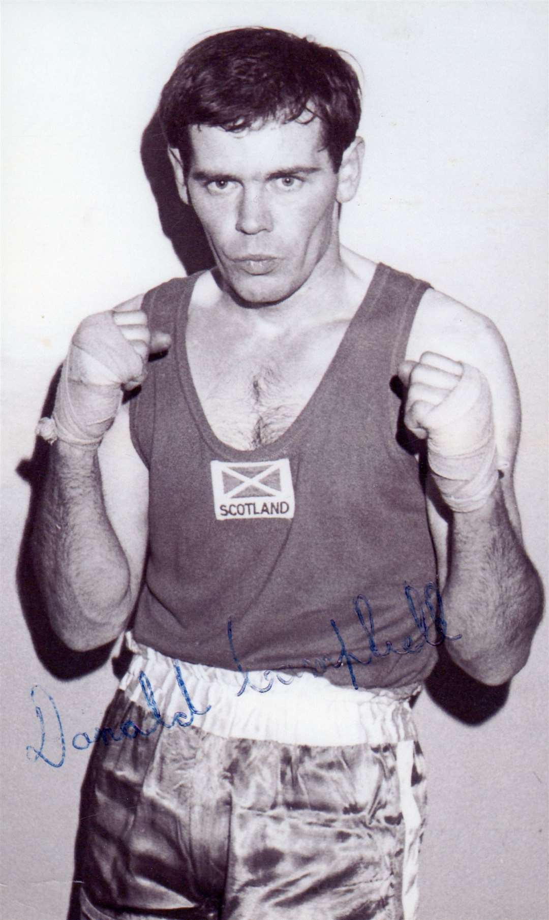 Donald Campbell earned the nickname of Highland Haymaker during his successful career.