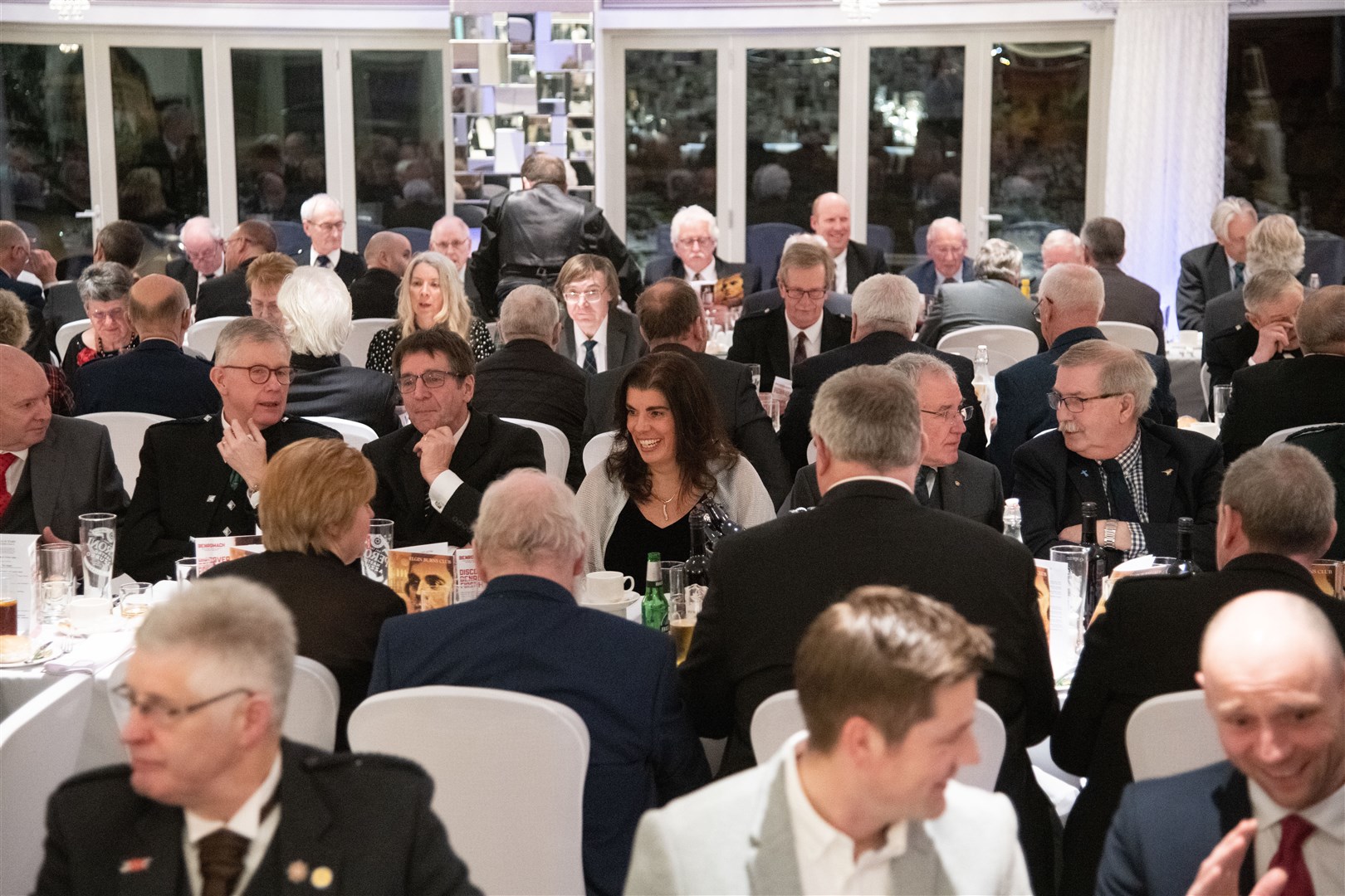 Elgin Burns Club's 2023 Burns Supper held at the Mansefield Hotel in Elgin. ..Picture: Daniel Forsyth..