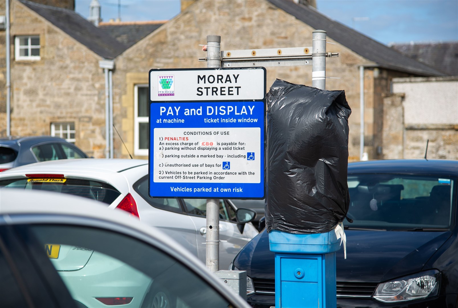 Moray Street car park is one of 15 pay and display facilities run by the local authority in Elgin Town Centre. Picture: Daniel Forsyth.