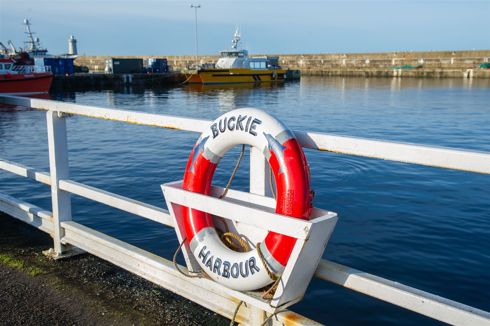 The levels of fish landings at Buckie Harbour remained static. Picture: Daniel Forsyth
