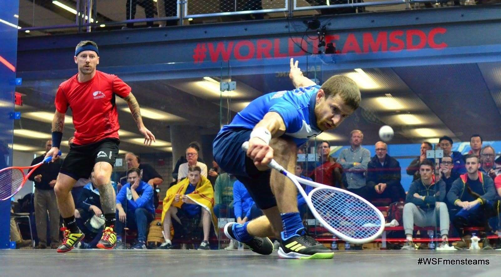 Experienced Scotland squash star Alan Clyne.