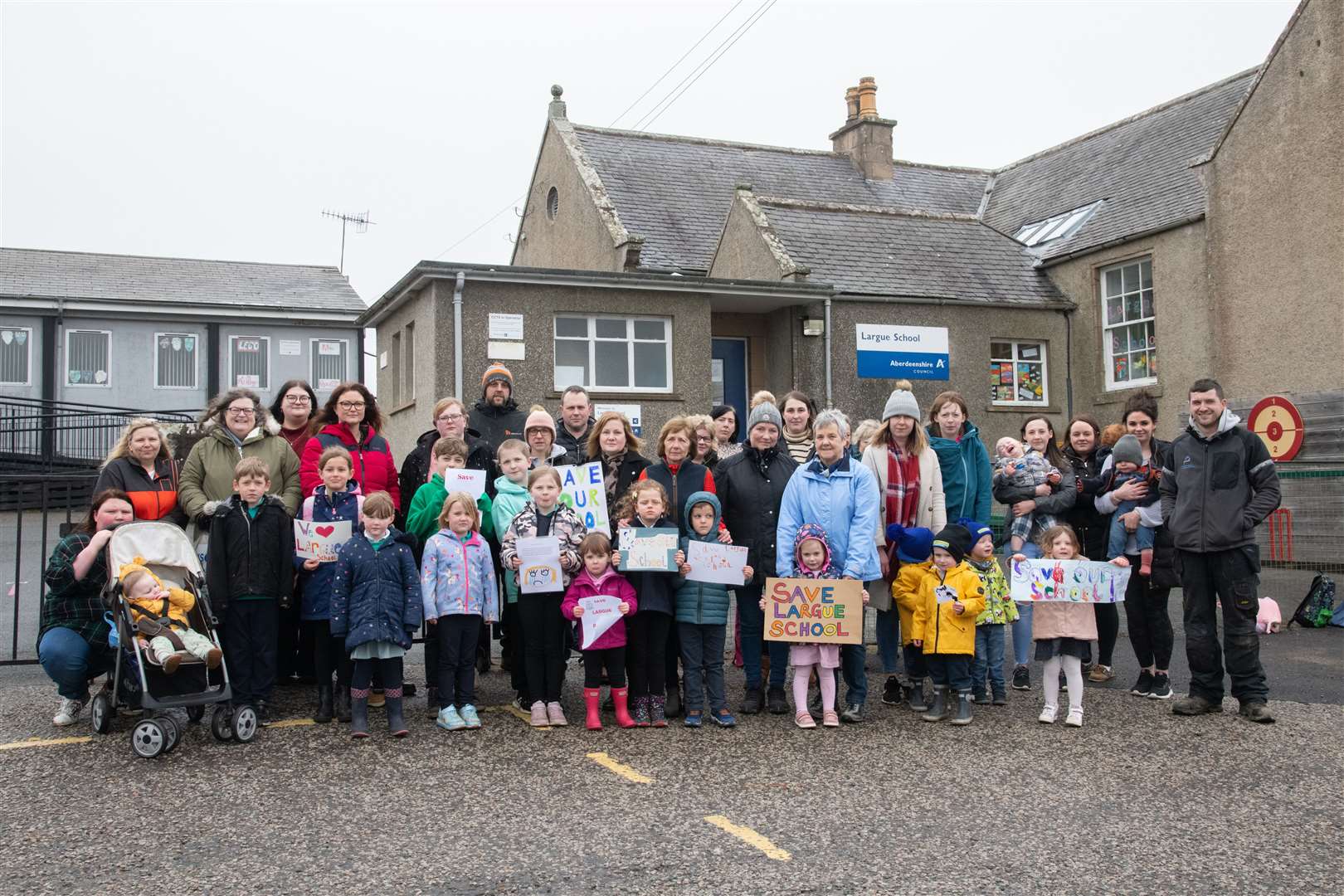 Aberdeenshire Council has rolled back its decision to mothball Largue School...Picture: Daniel Forsyth..