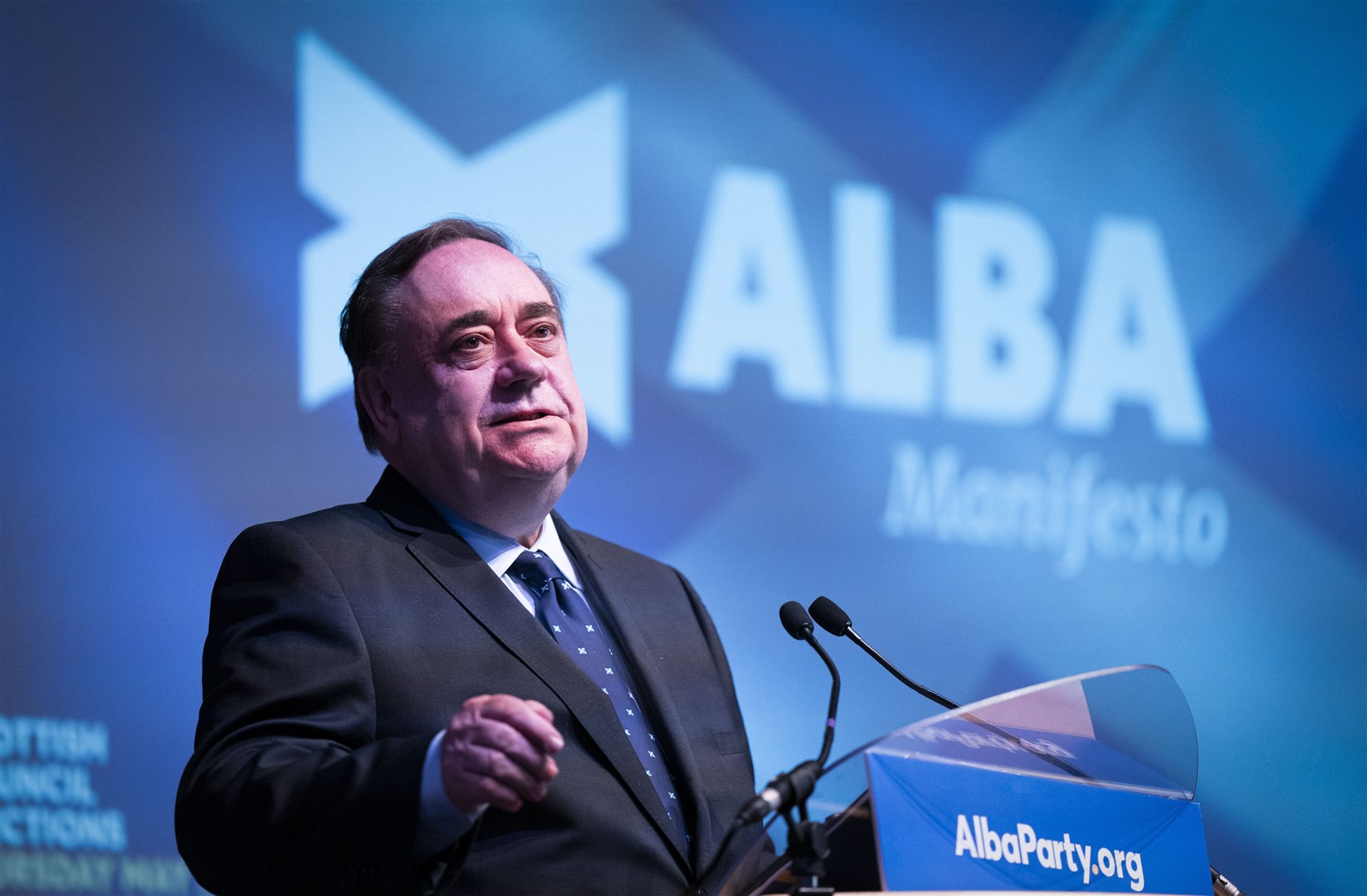 Alex Salmond now leads the Alba Party (Jane Barlow/PA)