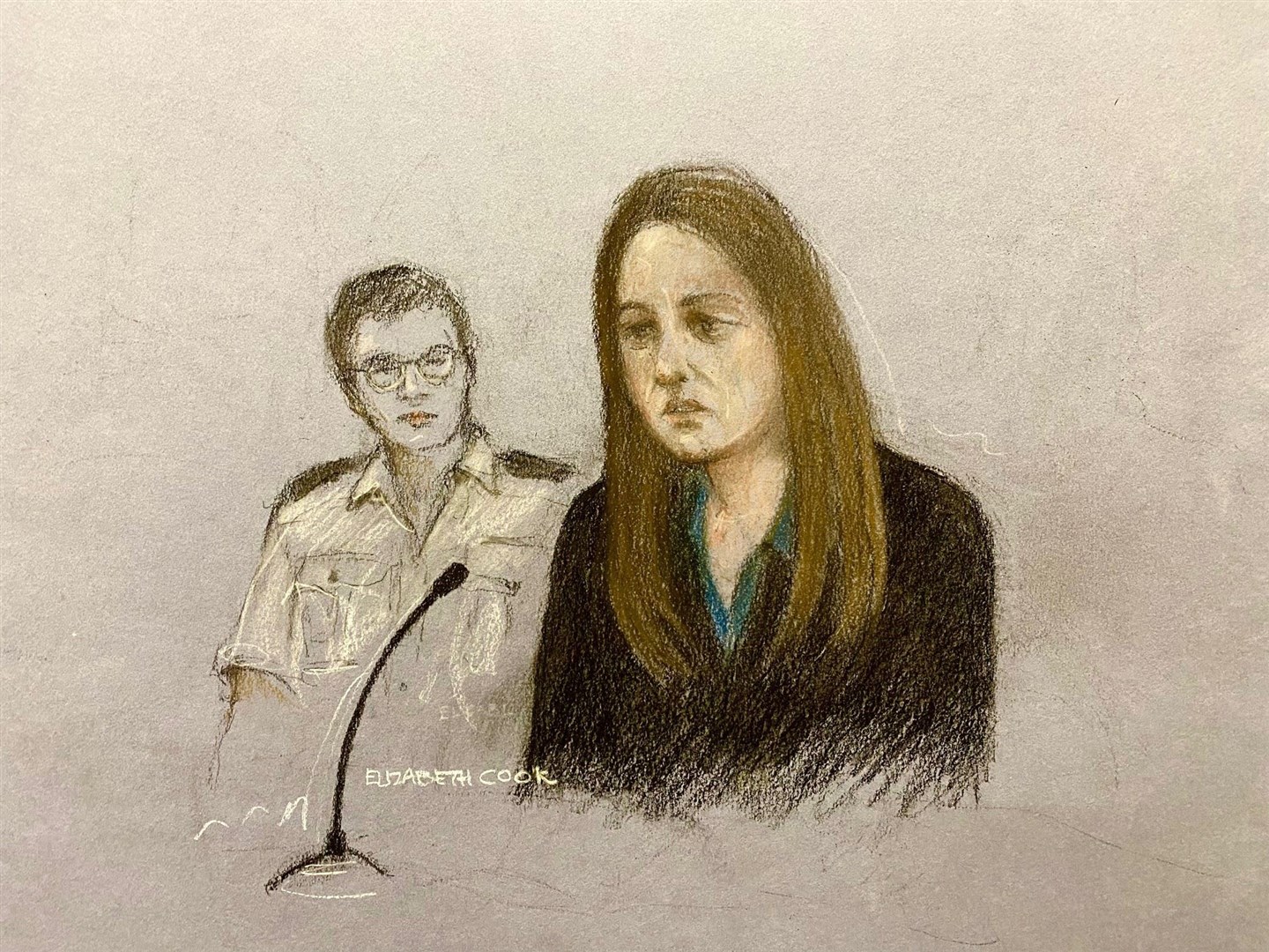 Lucy Letby gave evidence in her defence at Manchester Crown Court (Elizabeth Cook/PA)
