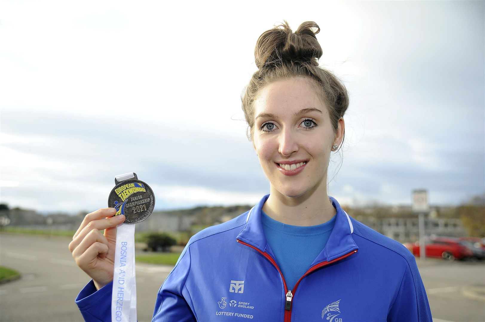 Elgin taekwon-do star Adele Williamson is proud of her European Championships bronze medal. Photo: Becky Saunderson