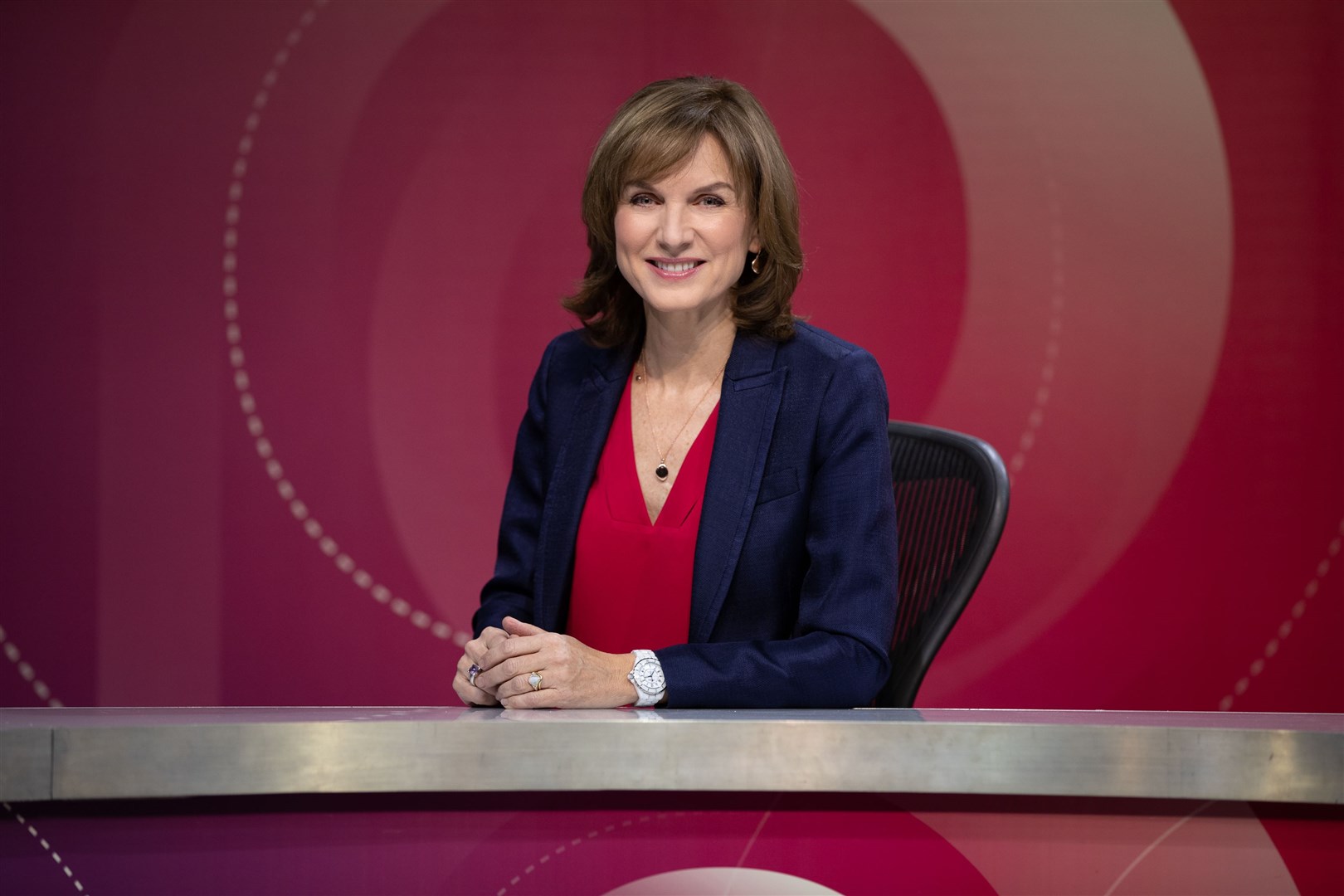 Fiona Bruce will present the show from Elgin Town Hall. Picture: BBC Mentorn Media - Richard Lewisohn