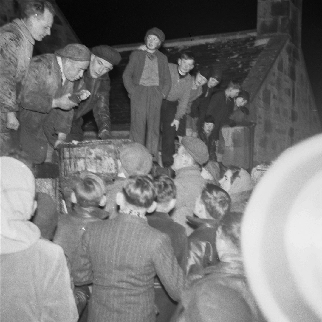 Getting things lit in 1955. All Pictures: The Northern Scot.