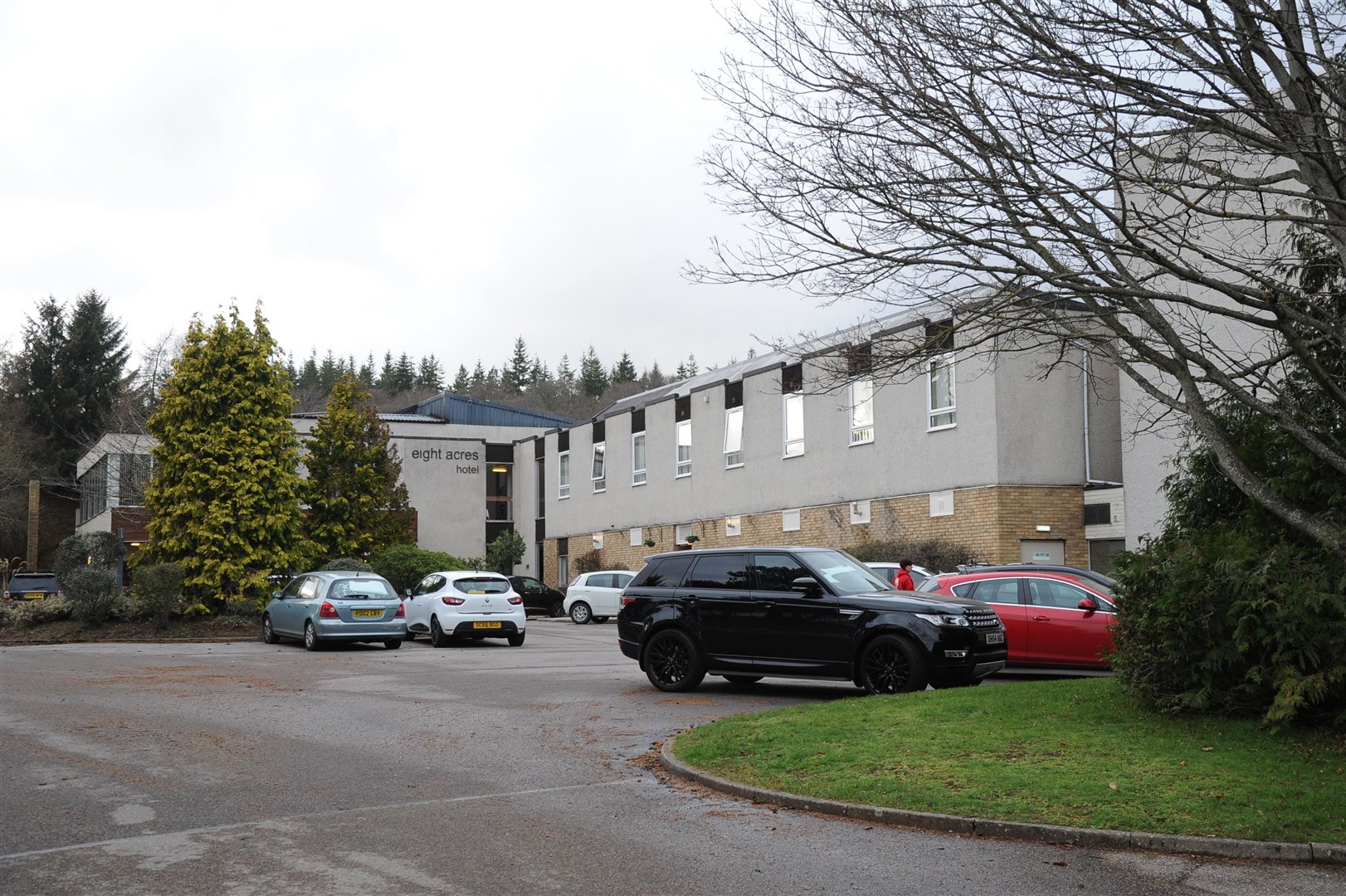 Asylum seekers are being housed in the Eight Acres Hotel. Picture: Eric Cormack