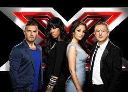 Moray hair stylist Karen Thomson has been mingling with both X Factor judges (pictured) and contestants.