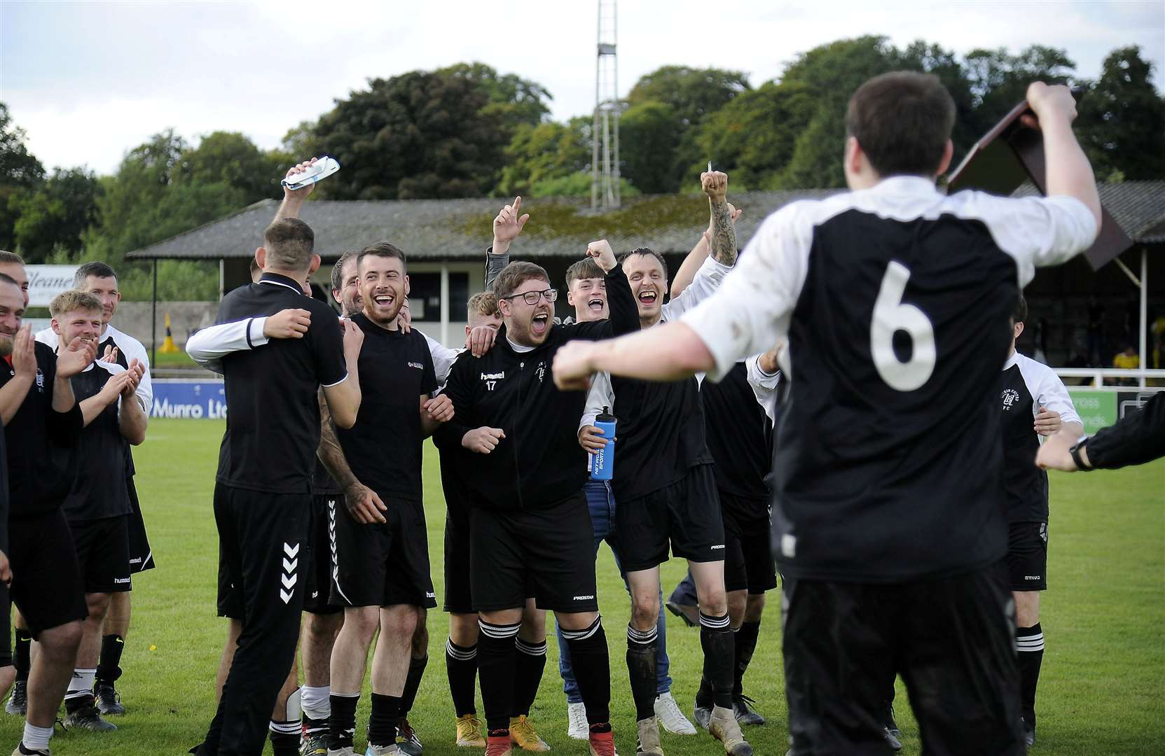 Buckie United were declared champions after a 3-0 win over Hopeman in the welfare league title play-off match at Borough Briggs, Elgin. Picture: Becky Saunderson.