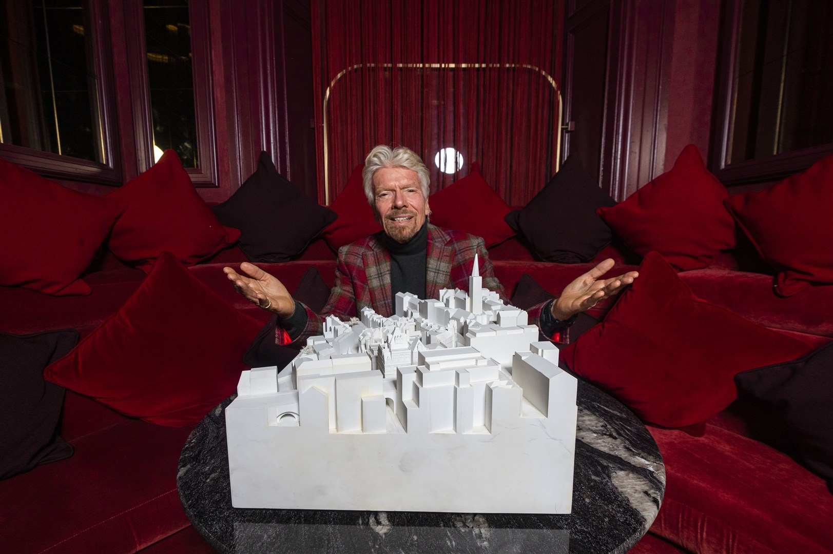 Sir Richard Branson marks the grand opening of Virgin Hotels Edinburgh, located in the city’s Old Town (Euan Cherry/PA Wire)