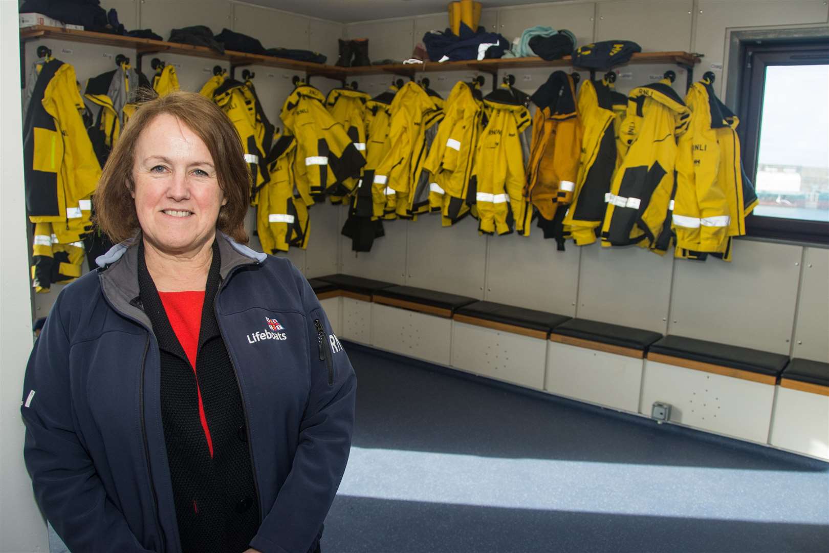 Anne Scott has retired from her fundraising role with the RNLI and is now Buckie lifeboat station's lifeboat operations manager. Picture: Becky Saunderson