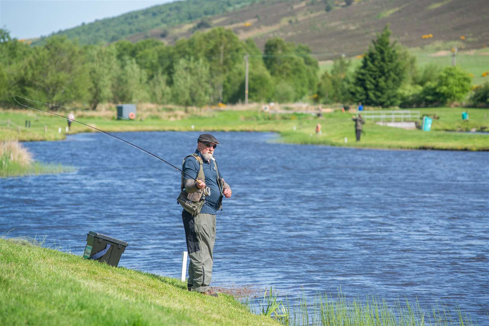 The Glen Of Rothes Trout Fishery, with a hillside that could soon see new trees..Picture: Daniel Forsyth..