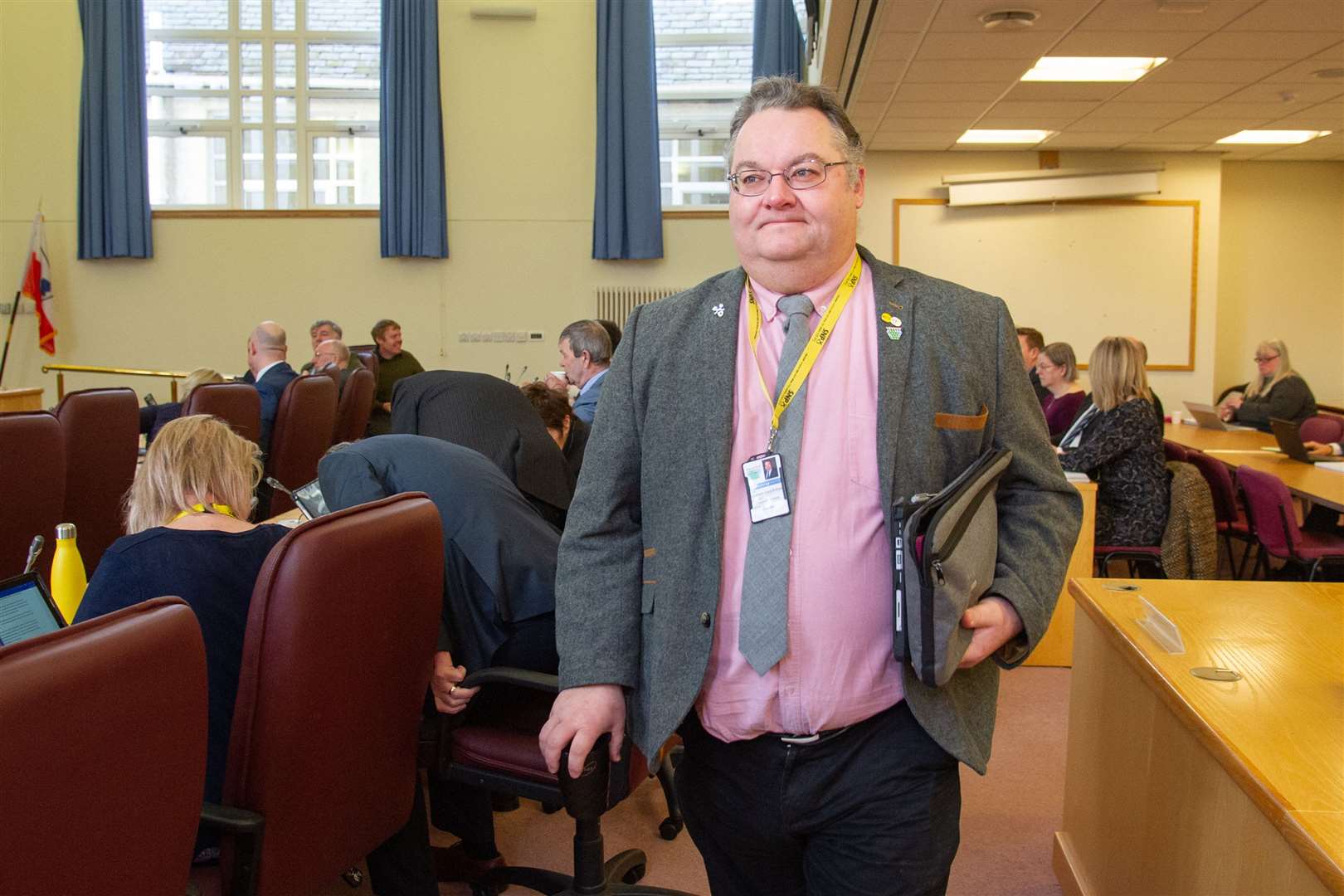 Moray Council leader councillor Graham Leadbitter. Picture: Daniel Forsyth