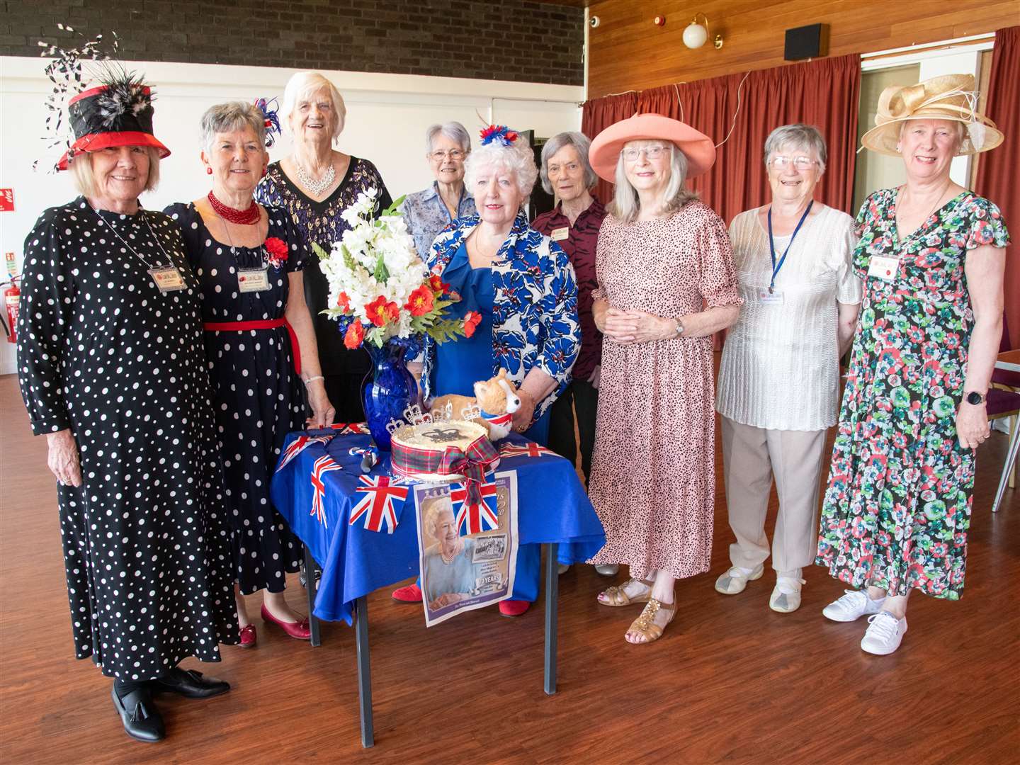 The group enjoyed a party fit for a Queen. Picture: Daniel Forsyth