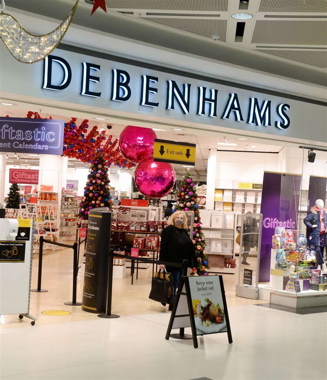 Debenhams Eastgate store is among 124 threatened with closure.