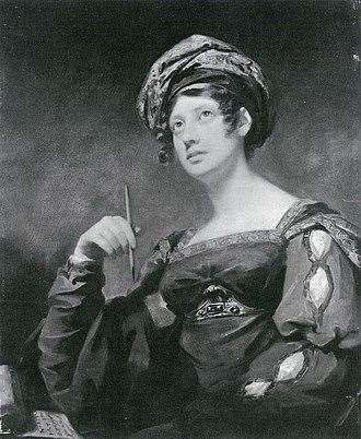 Eliza Maria Gordon-Cumming in a portrait by Henry Raeburn.