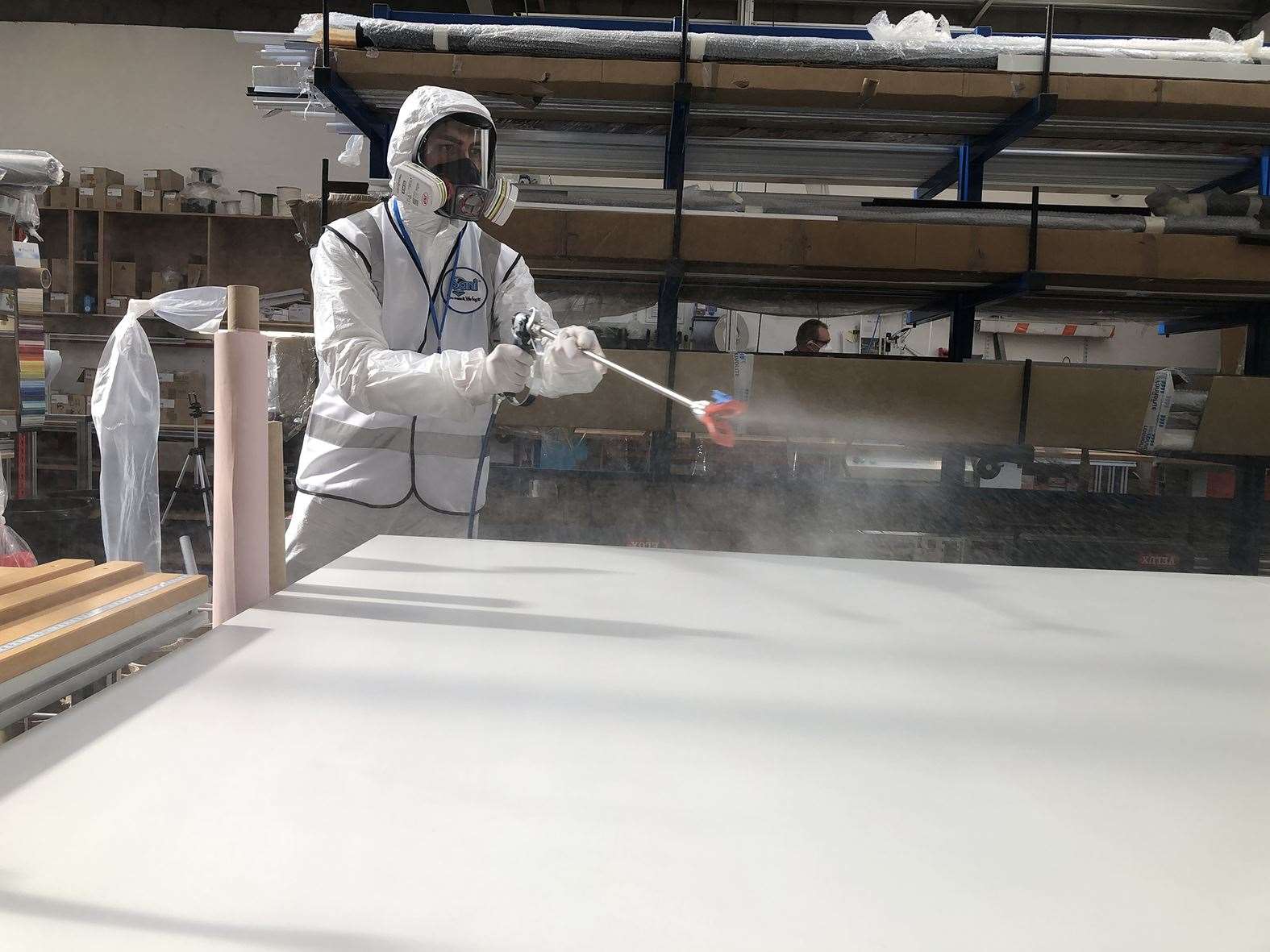 Fogging is the process of spraying a surface in the protective coating.
