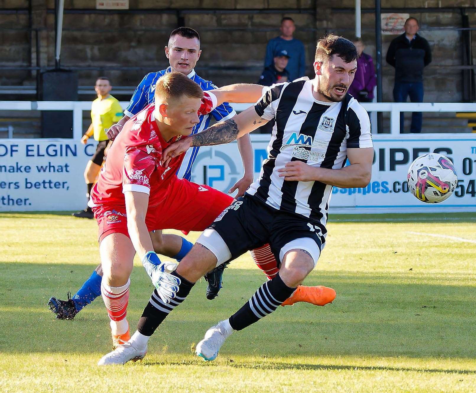Mitchell Taylor has established himself as Elgin City's left back. Picture: Bob Crombie