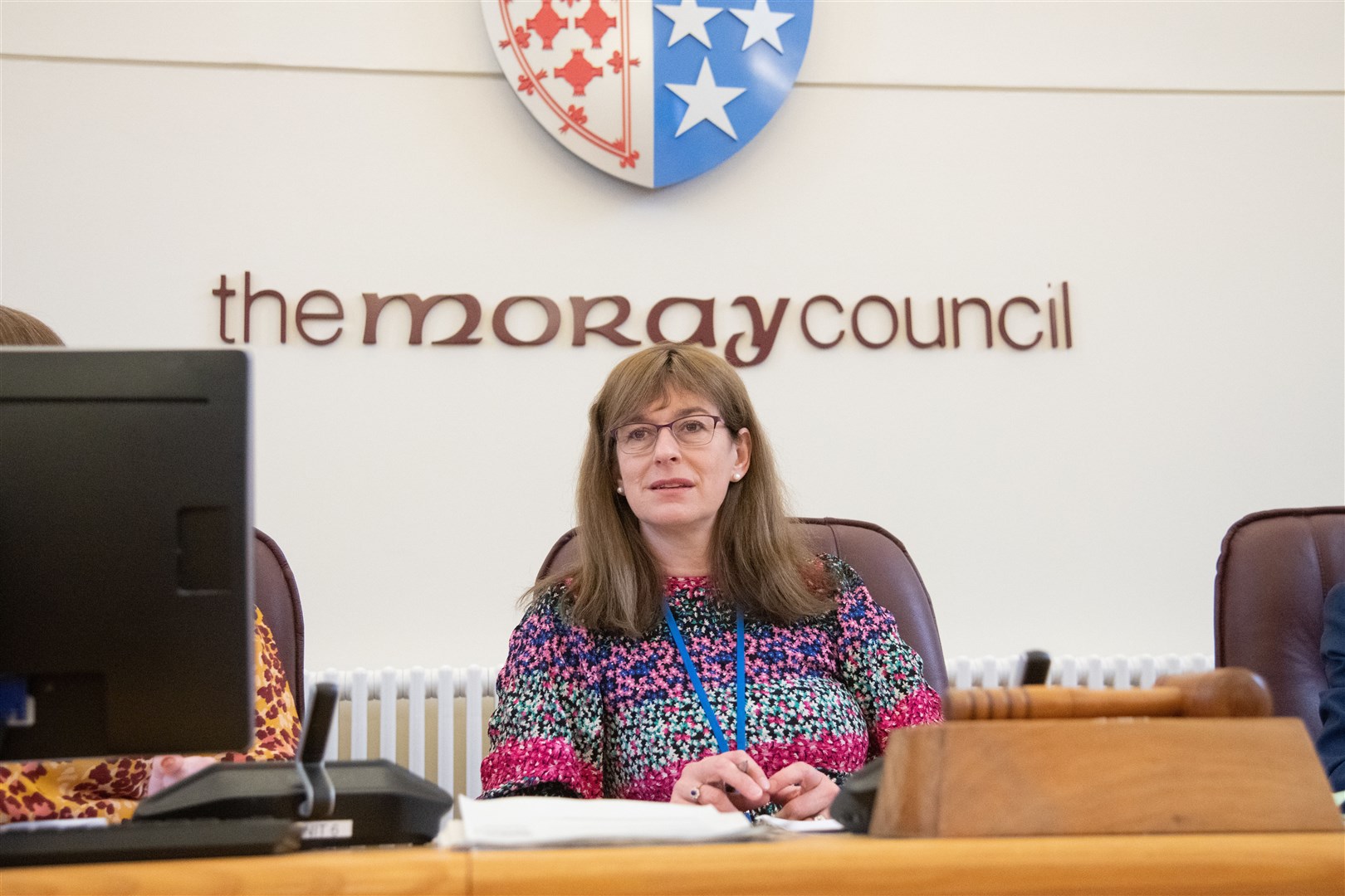 Kathleen Robertson (Scottish Conservative and Unionist) - Moray Council Leader...Moray Council Budget Meeting - Wednesday 1st March 2023. ..Picture: Daniel Forsyth..