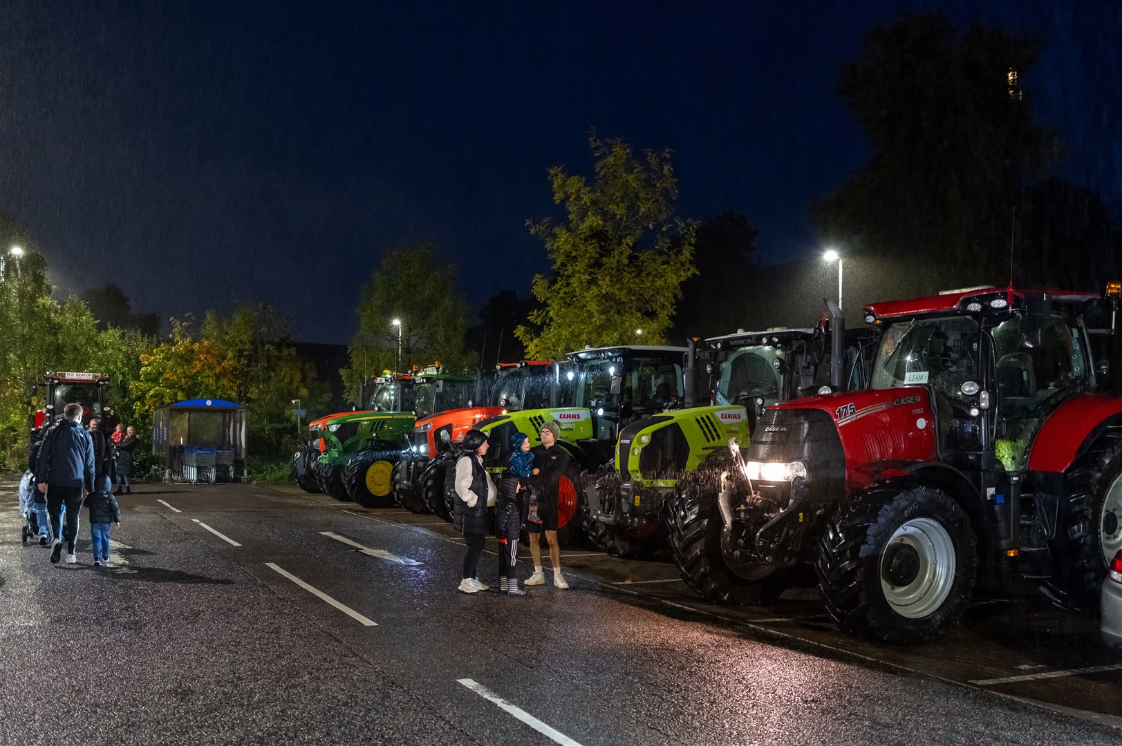 A charity tractor run, put on by Lower Speyside Young Farmers, ran between Forres and Elgin. Picture: JasperImage