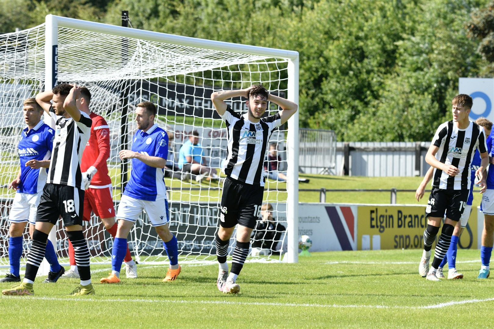 Liam Harvey scored in the 2-1 defeat against Greenock Morton. Picture: Daniel Forsyth