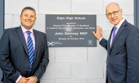Elgin High School, New Elgin High School, Hugh McCulloch, John Swinney