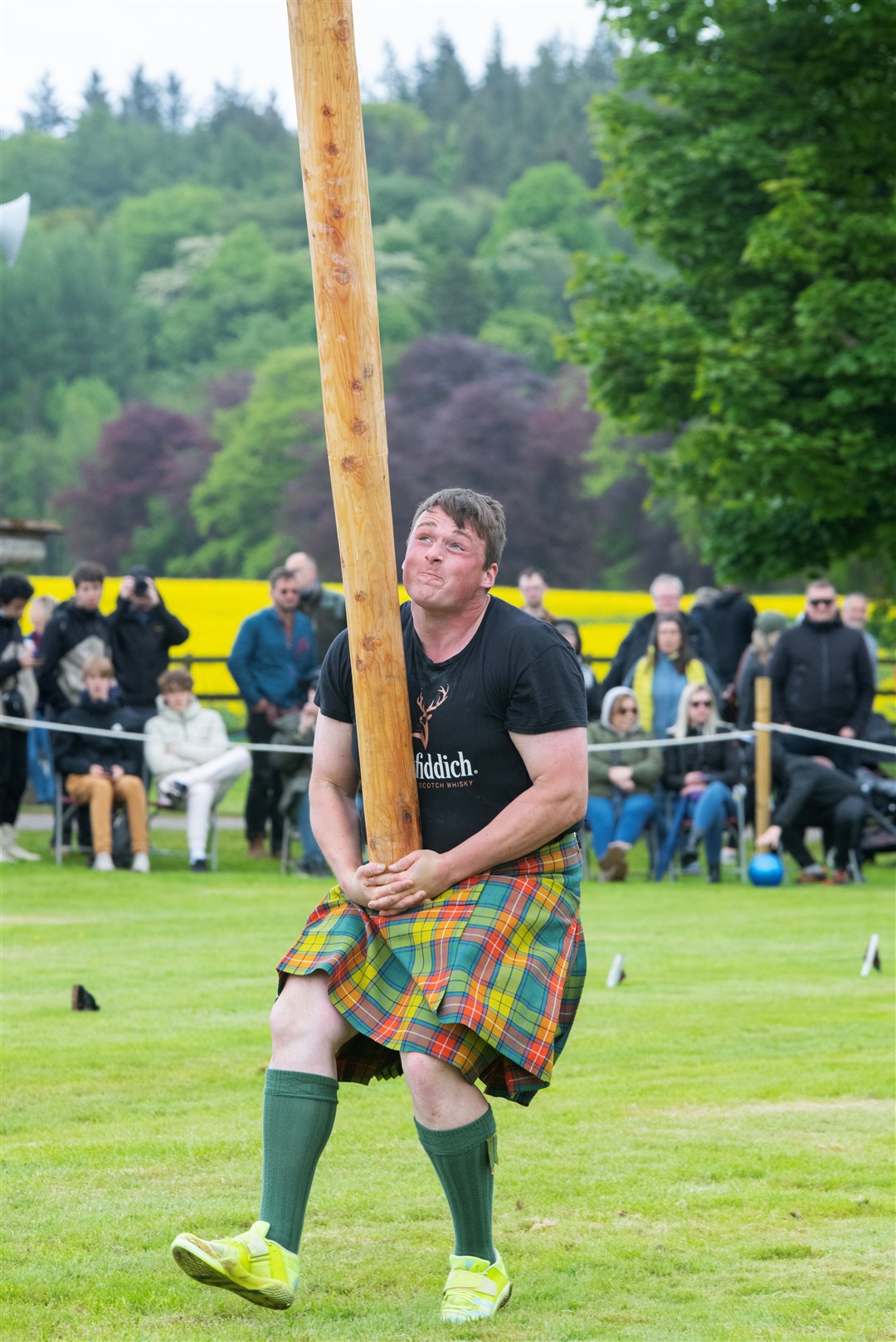 The caber toss is set to be a firm favourite again this year. Picture: Beth Taylor