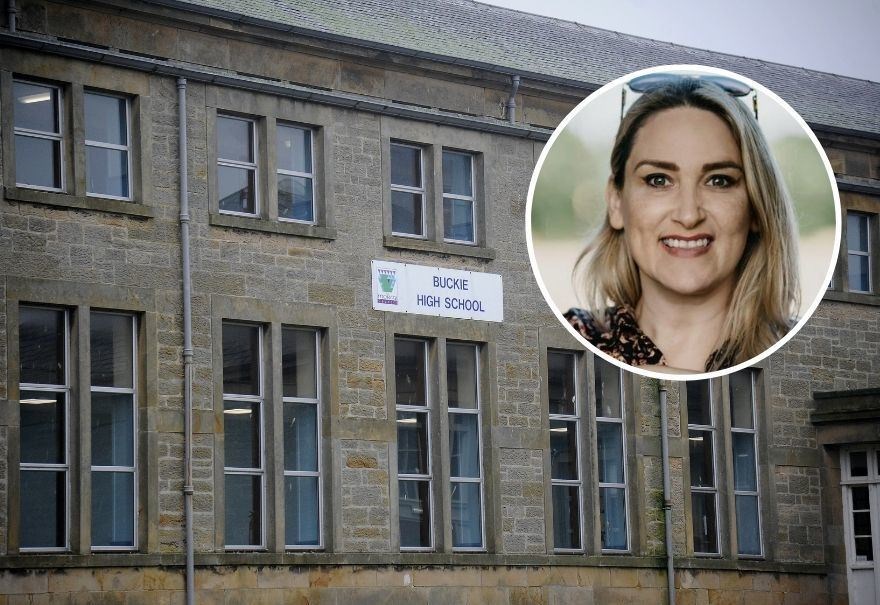 Banffshire and Buchan Coast MSP Karen Adam (inset) has raised the issue of funding for a new Buckie Community High School in the Scottish Parliament.