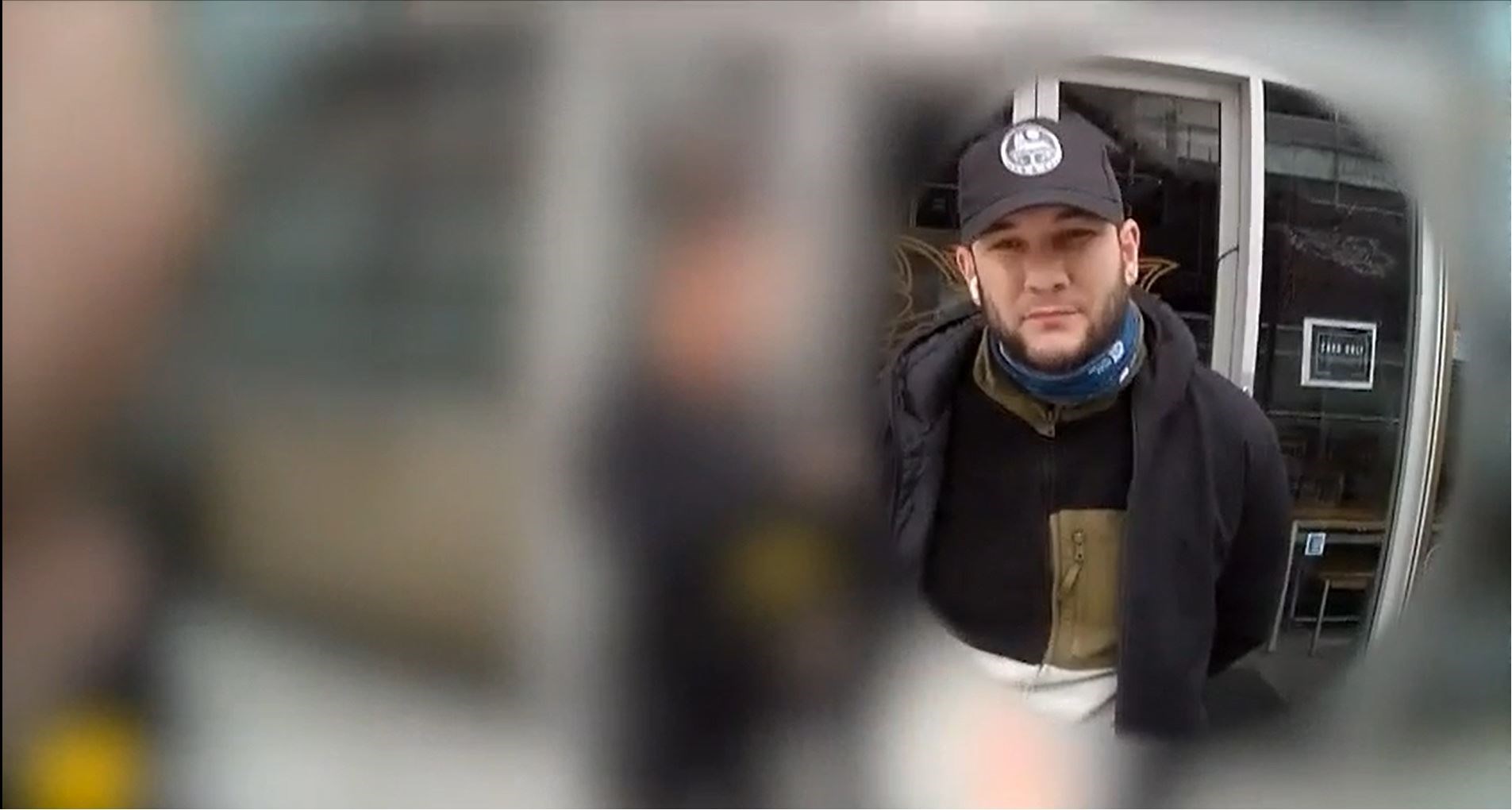 Body-camera footage of Magomed-Husejn Dovtaev being arrested by counter-terrorism police officers (Met Police/PA)